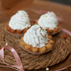 Корзинка с белковым кремом - Рестораны, кафе, бары